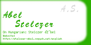 abel stelczer business card